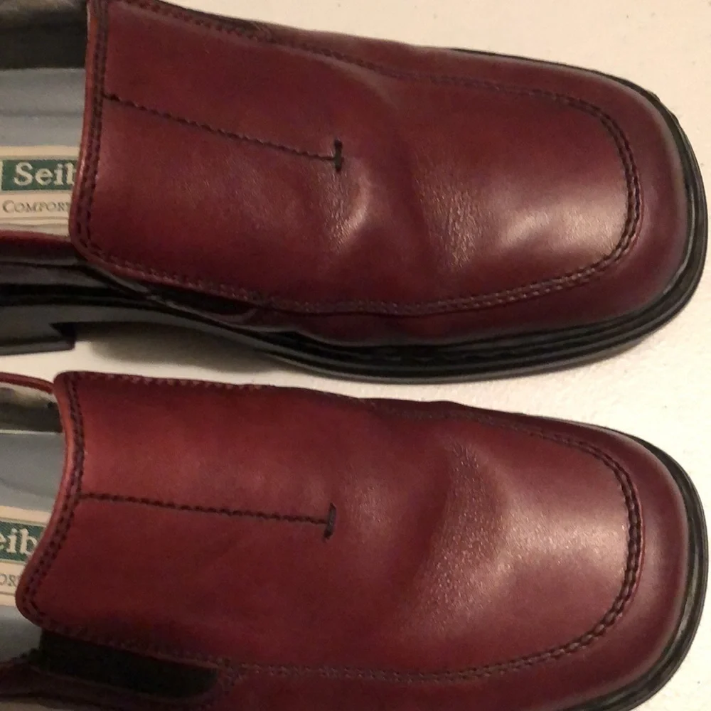 Josef Seibel brown leather slip on shoes,  sz 39 (8)